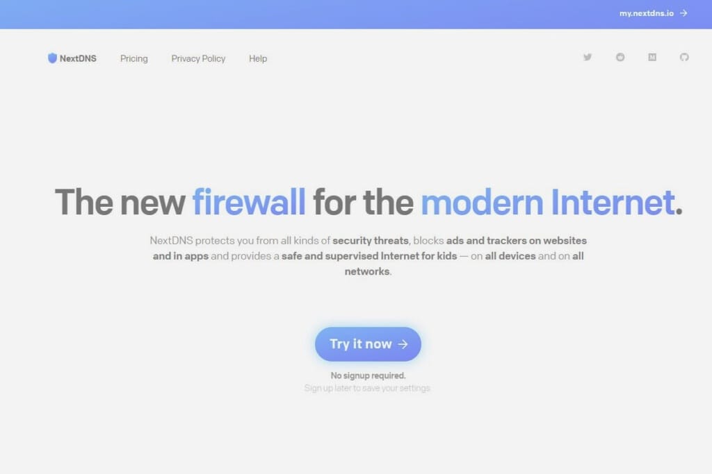 NextDNS the new firewall for the modern internet
