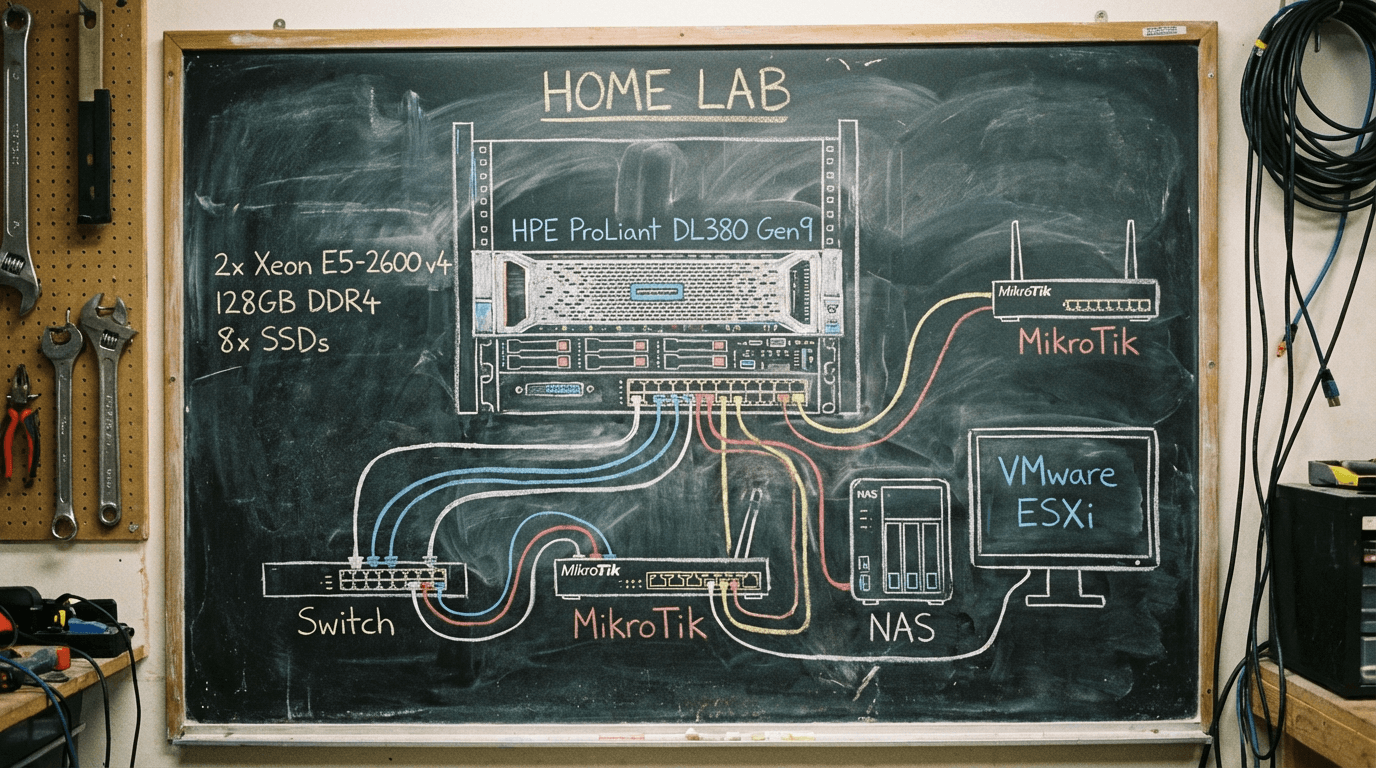 Hp Dl380 Gen9 In A Homelab