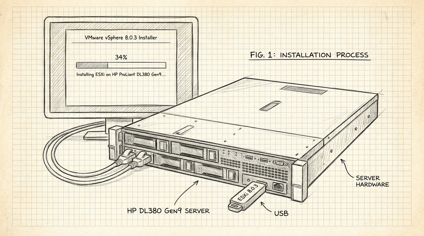 Install Vmware On DL 380 Gen9