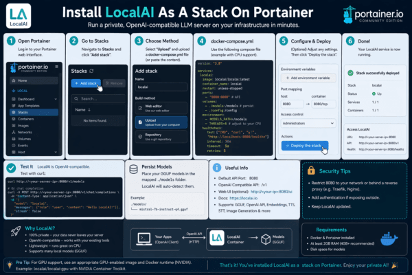 Install Localai As A Stck On Portainer