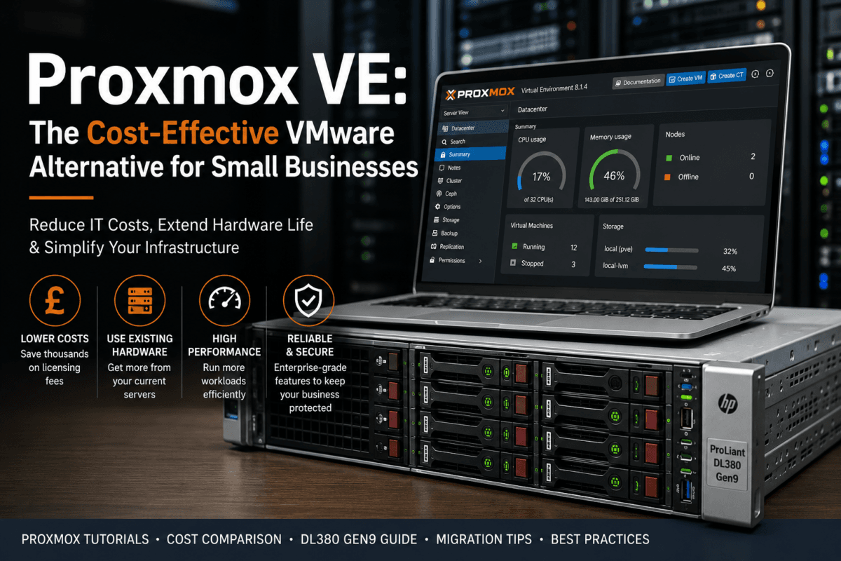 Proxmox Vs Vmware The Complete Small Business Guide To Reducing It Costs In The Uk