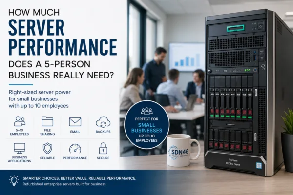 How Much Server Performance Does A 5 Person Business Really Need